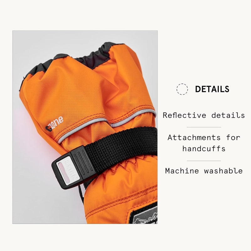 Hestra CZone Junior Mitt (Youth 2-13yrs) I Waterproof, Insulated Kids Mitten for Skiing, Snowboarding or Playing in The Snow - Image 4